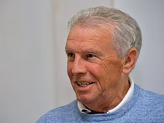 John Giles has a chuckle at &#...