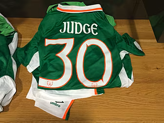 Alan Judge was given his first...