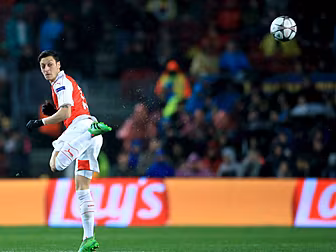 Mesut Ozil is intrigued by the...