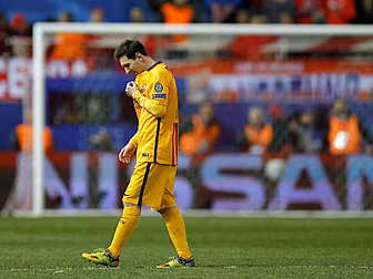 Lionel Messi is suffering his...