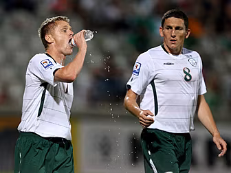 Damien Duff and Keith Andrews...