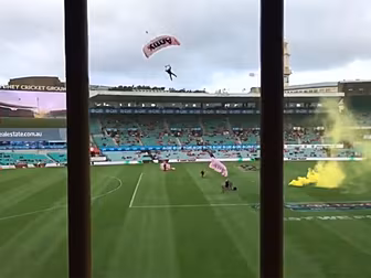 Aussie Rules game delayed due...