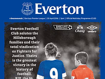 Everton will have a special ma...