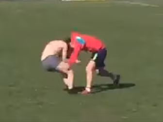 Kinsale 7s streaker's run...