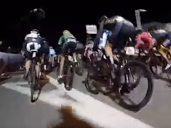 Motorcyclist causes massive cr...