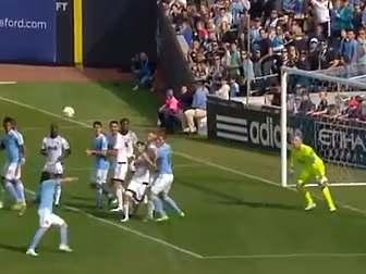 Andrea Pirlo and David Villa r...