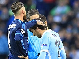Injured David Silva is a littl...