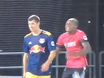 Footballer who viciously kicke...