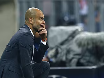 What is Pep Guardiola walking...