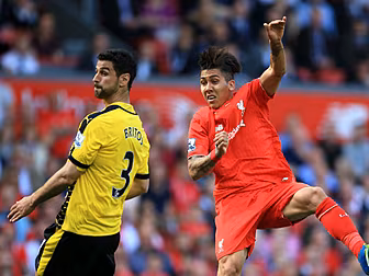 Roberto Firmino and the player...