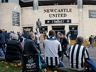 Angry Newcastle supporter'...