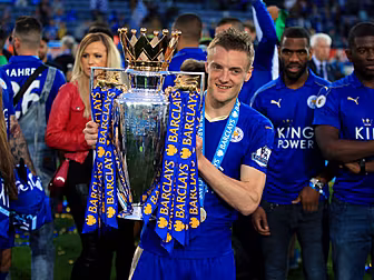 Jamie Vardy named as the Premi...