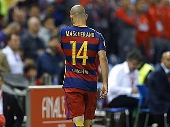 Javier Mascherano looks set to...