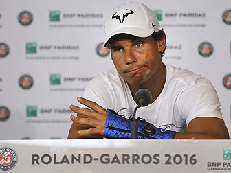Rafa Nadal won't be appear...