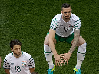 Shane Duffy and Harry Arter ca...