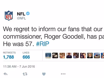 NFL Twitter account is hacked...