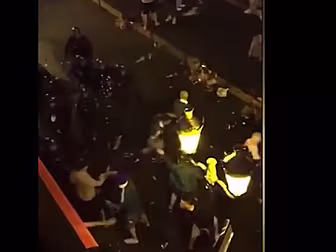 Police called after French fan...