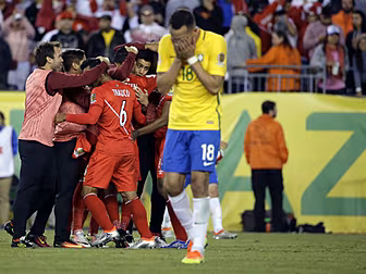 Brazil knocked out of the Copa...