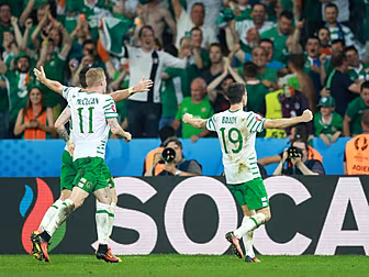 Ireland's men in the diamo...