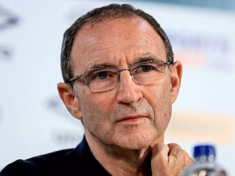Martin O'Neill gets behind...