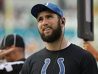 Andrew Luck signs the most luc...
