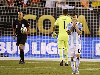 The ball Messi sent into orbit...