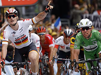 Mark Cavendish leaves mark on...
