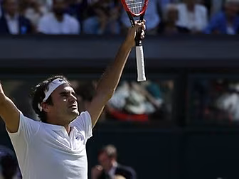 Wimbledon 2016: Federer rallie...