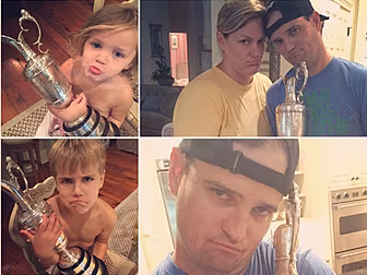 Zach Johnson and his family bi...