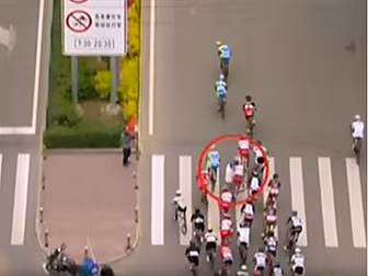 WATCH: Pedestrian causes massi...