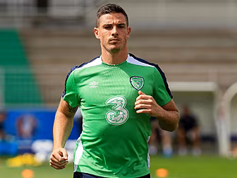 Ireland's Ciaran Clark hea...