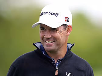 Padraig Harrington proudly rev...