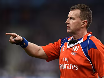 Nigel Owens uses his razor sha...