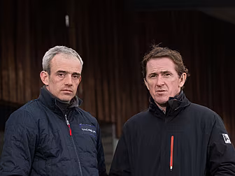 AP McCoy and Ruby Walsh pay a...