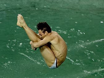 Tom Daley says green water in...