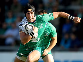 Connacht's Dave McSharry f...