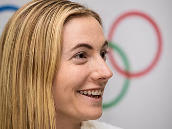 Natalya Coyle just outside the...