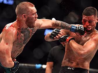 Conor McGregor and Nate Diaz c...