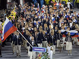 Russian Olympic medalists will...