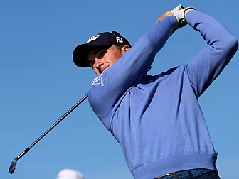 Paul Dunne leads the Irish cha...