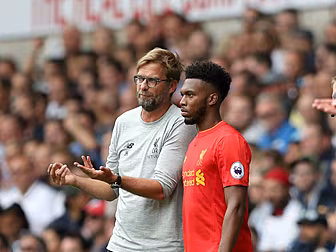 Sturridge's facial express...