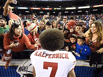 Colin Kaepernick's protest...