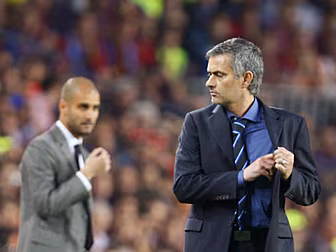 When Pep Guardiola and Jose Mo...