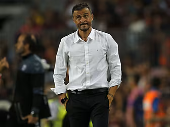 Barcelona boss Luis Enrique cl...