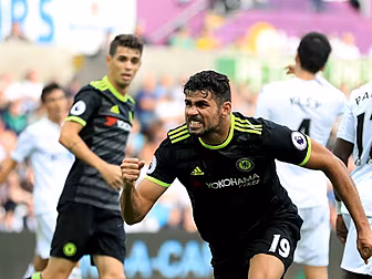 Diego Costa saves Chelsea from...