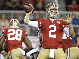 Wins for the Steelers and 49er...