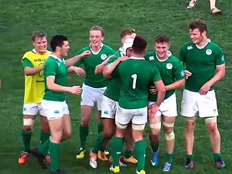 Ireland U18s rugby sevens clai...