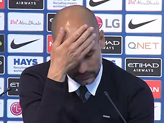 WATCH: Pep Guardiola did not t...