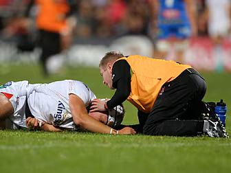 Luke Marshall suffers a "c...