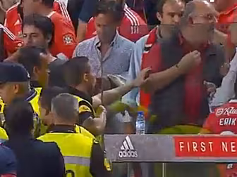 WATCH: Braga coach tries to cl...